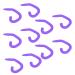 5 pairs of mask ear protection soft silicone listeningers for masks face cover ear hooks hook silicone cover to prevent the face cover ropes from pulling (purple)