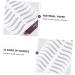 WOFASHPURET 3 Sheets Waterproof Eyebrow Stickers Stickera Peel off Imitation Eyebrow Sticker 3d Modify Cosmetic - Buy Online on SooperMarket.com