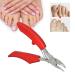 Men's Toenail Cuticle Scissors & File Set for Softening Skin - Red - Buy Online on SooperMarket.com