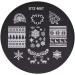 Lurrose Christmas Nail Stamps - 5 Snowflake Designs for DIY Nail Art & Manicure Decor - Buy Online on SooperMarket.com