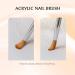 Aokitec Sable Kolinsky Nail Brush #18 - Professional Acrylic Brush for Nail Art & Manicure Tools - Buy Online on SooperMarket.com
