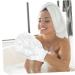 FRCOLOR 6 Pcs Exfoliating Bath Gloves & Mitts - Reusable Mud Cleaning Shower Supplies for Girls | White | 24x15cm - Buy Online on SooperMarket.com