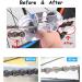 UILB Bike Chain Scrubber Set - 10oz Cleaning Agent & Brush Kit for Bicycle Chain and Gear Wheel - Buy Online on SooperMarket.com