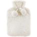 Cream Faux Fur Hot Water Bottle & Satin Eye Mask - Buy Online on SooperMarket.com