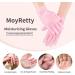 Moisturizing Silicone Gel Spa Socks Set for Dry Cracked Skin - Anti-Slip Heel Socks for Foot & Hand Softening - 2 Pairs - Pink - Buy Online on SooperMarket.com