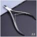 1pcs Double-end Nail Art Cuticle Remover Stainless Steel Manicure Pedicure Pusher Fork Scissor Trimmer 2-ways Nails Tool 27 - Buy Online on SooperMarket.com