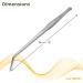 VORESTIC 38cm Curved Tweezers for Aquarium & Terrarium - Reptile Feeding Tongs - Buy Online on SooperMarket.com