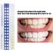 Professional Tooth Whitening Color Guide - 5-Part Comparison Card for Home & Dental Use - Buy Online on SooperMarket.com