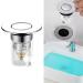 Basin Up Drain Filter Wash Basin Bounce Drain Filter Sink Drain Stopper Up Drain Filter Home Bathroom Use Bathroom Sink Drain - Buy Online on SooperMarket.com