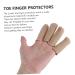 Healeved 2 Pairs Finger Guard Silicone Gel Protector Sleeves for Finger and Toe - Makeup Pearlescent - Buy Online on SooperMarket.com