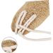 Exfoliating Loofah Bath Towel & Back Scrubber - Premium Bath Sponge for Smooth Skin | Beige - Buy Online on SooperMarket.com