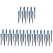 Beavorty 40 Pcs Eyebrow Marker Pen Marker Pens Beauty Marker Pen Grease Pen Portable Plastic