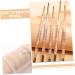 Gogogmee 5pcs Brow Pencils with Brush Brown Eyebrow Pencil Hair Double Bun Eyebrow Makeup Pencils Plastic - Buy Online on SooperMarket.com