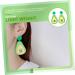 Abaodam 4 Pairs Avocado Earrings Avocado Gifts Avacado Bridal Earrings for Wedding Fashion Earrings for Women Sushi Go Drop Earrings Avocados Accessories Acrylic Miss Personality - Buy Online on SooperMarket.com
