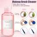 QUKLOGEN 3 in 1 Makeup Brush Cleaning Set Multifunctional Washing Bowl Drying Basket with Handle Silicone Cleaner Mat Removal Cleaner Sponge 150ml/5.12fl.oz Professional Makeup Brush Cleaner Purple - Buy Online on SooperMarket.com