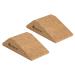 StrongTek Calf Raise Block, Squatting Heel Wedge Block (Pair), Non-Slip Elevated Squat Ramp for Weightlifting, Portable Slant Board for Squat/Deadlift/Yoga, Enhance Squat Posture, Avoid Muscle Strain Squat Wedge