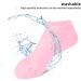 Silicone Gel Moisturizing Socks for Dry, Cracked Feet | Spa Foot Care Waterproof Socks | Fits US Size 6-9 | Pink - Buy Online on SooperMarket.com