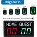 GAN XIN Portable Electronic Scoreboard with Remote | 1-99 Digital Score Keeper for Volleyball, Basketball, Football, and More - 1.8inch Red+Green - Buy Online on SooperMarket.com