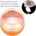 Professional Moum Routes Silicone Nail Stamp Kit | Clear Nail Seal & Printing Tool for DIY Manicures | Perfect for Nail Artists & Enthusiasts (Orange) - Buy Online on SooperMarket.com