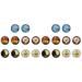 EXCEART 10 Pairs Halloween Earrings Mens Earring Pierced Earrings for Women Earrings Studs for Grils Mix Man