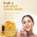 White Naturals 24K Gold Facial Mask - Anti-Aging Face Mask for Flawless Skin, Reduces Wrinkles and Acne Scars, Removes Blackheads and Oils - Buy Online on SooperMarket.com