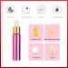 Tianzd 6 Pack 10ml Chrome Pink Glass Pipette Bottles - Essential Oil & Perfume Containers with Gold Screw Cap - Buy Online on SooperMarket.com