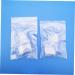2 Pairs Silicone Toe Separators for Overlapping Toes - H-shaped Toe Spacers for Valgus Correction - White 2.5x2.5cm - Buy Online on SooperMarket.com