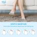 Hilph Toe Separator Toe Spacers Bunion Corrector for Overlapping Toes Correct Toe Alignment and Hammertoe Straighteners Gel Toe Separators for Nighttime Running & Yoga Practice 4 Count-Blue - Buy Online on SooperMarket.com
