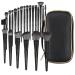 Buy Magefy Professional 22PC Makeup Brush Kit - Foundation & Eyeshadow Brushes with PU Leather Bag | International Shipping Available - Buy Online on SooperMarket.com
