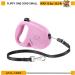 Ferplast Flippy One Dog Leash - Roller Leash for Small Dogs Up to 12 kg 4.5 m Cord One-Button Lock Purple & Pink | International Shipping - Buy Online on SooperMarket.com