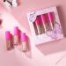 YUECI Glitter Lipstick Set - Diamond Shiny Waterproof Lip Gloss Long-Lasting Moisturizing 3-Color Metallic Texture (1g) - International Shipping Available - Buy Online on SooperMarket.com