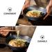 Angoily Ceramic Japanese Ramen Noodle Soup Bowls for Udon Soba Pho Asian Noodles Large Blue 8inch - Buy Online on SooperMarket.com