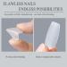 240 PCS Short Square Gel False Nail Tips Extension Kit | Full Cover Soft Gel | 12 Sizes | Nail Salon & DIY - Buy Online on SooperMarket.com