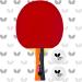 Butterfly Nakama S-1 Table Tennis Racket  Professional ITTF Approved Butterfly Ping Pong Paddle  Sriver Rubber  Carbon Ping Pong Paddle  2 Ping Pong Balls Included