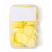 NA Disposable soap Tablet Portable soap Paper bacteriostasis Portable Mini Petal Hand Washing Tablet Yellow 1 Box Lemon