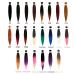 Difunee Pre-stretched Braiding Hair 24 Inch 8 Packs Black Yaki Texture Crochet Hair | Box Braids Hot Water Setting Synthetic Extensions - 1B (Pack of 8) - Buy Online on SooperMarket.com