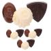 Vaguelly Artificial Chocolate Prop 12pcs Chocolate Decor Shop Display Prop Dessert Pvc Window Artificial Food Props