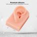 ZJchao 3Pcs Silicone Ear Model - 3 Colors Soft & Flexible Right Ear Simulation Display Props - Buy Online on SooperMarket.com