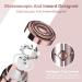 USB Rechargeable Flawless Facial Hair Remover for Women - Painless, Waterproof Hair Removal Device with LED Light - Includes Flannel Bag - Gold Finish - Buy Online on SooperMarket.com