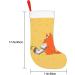 YYHHAOFA Sunflower Seeds and Foxes Picture Christmas Decorative Stockings : Soft Light and Tactile Suitable for Christmas Holiday Party - Buy Online on SooperMarket.com