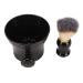 Shaving Brush Soft Synthetic Bristles Black Shaving Brush Bowl Tool for Barber