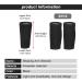 Buy Angelkiss Sauna Arm Shaper - Elastic Compression Sleeves for Slimming Arms | Fitness & Sport | XXL/3XL Black & Silver - Buy Online on SooperMarket.com