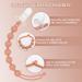 CLdy 2-in-1 Silicone Pacifier Chain & Bite Ring Toys - BPA-Free Baby Pacifier Holder Strap - 3-Pack (Orange Purple Pink) for Boys & Girls - Buy Online on SooperMarket.com