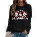 Women's Christmas Sweatshirt Snowman Penguin Print O-Neck Raglan Pullover Comfy Warm Xmas Jumper - Buy Online on SooperMarket.com