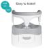 HEETA Potty Chair for Boys Girls Kids Toddler  Non Slip Potty Training Toilet with Lid and Removable Container  Easy Clean (Grey) Gray - Buy Online on SooperMarket.com