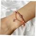 Magiclulu Rose Gold Cuff Bracelet for Women - Star & Pentagram Design Strass Jewelry Elegant Arm Loop - Perfect for Any Occasion 19.5*1.2cm - Buy Online on SooperMarket.com
