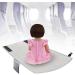 Harayaa Airplane Footrest for Kids - Portable Seat Extender & Baby Travel Accessory in Gray | Perfect for Comfortable Airplane Journeys - Buy Online on SooperMarket.com