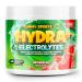 Yummy Sports Hydra+ Electrolyte Instant & Long-Lasting Hydration - Electrolyte Powder with Himalayan salt Coconut Water Powder Vitamin C Magnesium & Potassium Citrate 30 Servings 210g - Sour Watermelon