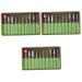 FOMIYES 3 Sets Manicure Drill Bits Nails Kits Nail Drill Bit Brush Manicure Pedicure Bit Nail Art Supplies Nail File Electric Nail Polish Gel Nail Drill Bits Polisher Tungsten Carbide 5x1cmx3pcs Greenx3pcs