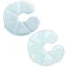 Navaris Thermo Pads Chest Pillow Set - 2 Gel Pearl Cooling & Heating Pillows for Breastfeeding - Reusable Warm Cold Compress - Blue - Buy Online on SooperMarket.com